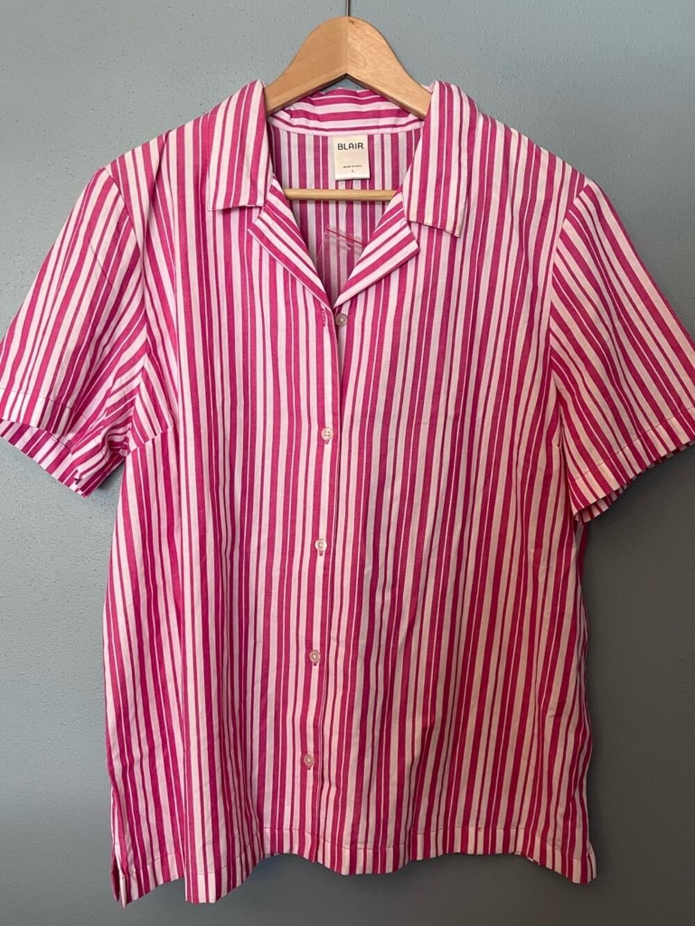 New Blair Striped Short-Sleeve Button-Down Shirt